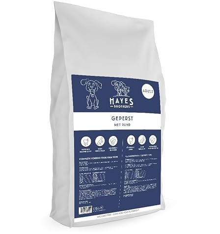 Hayes Brothers Adult & Senior Hundefutter mit Rind und Huhn - 20 kg - Gepresst für Beste Verdaulichkeit - Für Erwachsene & ältere Hunde - Natürlich & Nahrhaft
