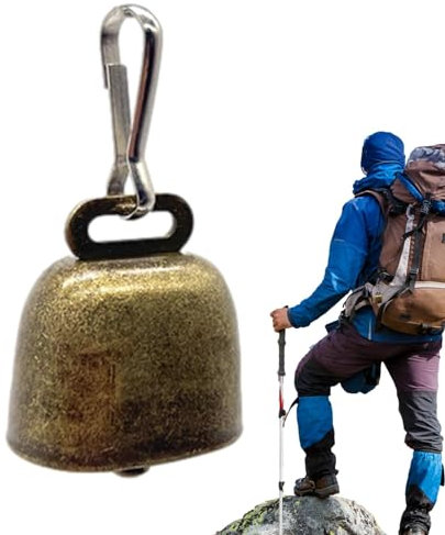 Laute Metallglocke, Bärenabwehrglocke | Warnende Bärenabwehrglocke - Tragbare Wanderausrüstung, Angelglocke, Haustiere, Wanderglocken zum, Reisen, Outdoor, Camping