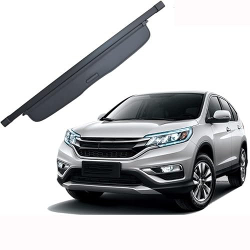 YFFYSM Auto Einziehbarer Laderaumabdeckung Kofferraum Hutablage für Honda CRV 2012-2016,Ausziehbar Ablagen Kofferraumabdeckung Shielding Security Trennwand Aufbewahrung Innere Schutz ZubehöR