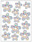 Wisafory Prisma Fensteraufkleber Suncatcher Sticker Regenbogen Folie Fenster Sonnenfänger Vogel Anti Kollisions Fenster Aufkleber für Stoppt Vögel Türfenster Blume- (13 Stück)