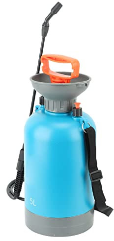 Drucksprühflasche 5L Blau Hochdruck Sprüher für Pflanzen