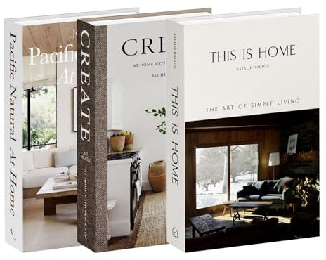 Luyseyha Lot de 3 faux livres décoratifs pour la maison – Faux livres creux pour bibliothèque, table basse, salon, chambre à coucher