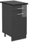 Vicco Mueble bajo de Cocina R-Line, Antracita Alto Brillo, 40 cm, ET Antracita