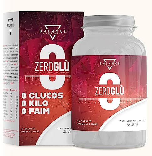 ZEROGLÙ (DIETA DETOX DRENANTE INCLUIDA) - 60 Cápsulas | Quemagrasas Potente para Adelgazar | Reduce la acumulación de Azúcares para el Control de Peso, con Frijol y Piperina BIOPERINE®