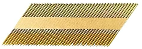 Galvanized 34 Degree D-Head Framing Nails, Length 70-90mm Galvanized Strip Nails for Home Improvement(90mm)