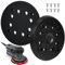 VGECEE 2 PCS Plato de Lijadora 125mm/5Pulgadas 8 Agujeros Plato de Lijado con Belcro Plato de Lija para Amoladora Almohadillas de lijado con Hook y Loop con 8 Orificios para PEX 270 A/AE con Tornillos