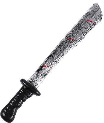CIYODO 1 Pieza Cuchillo de Terrorífico para Halloween Accesorio de Disfraz de Pirata Decoración Espeluznante para Fiestas