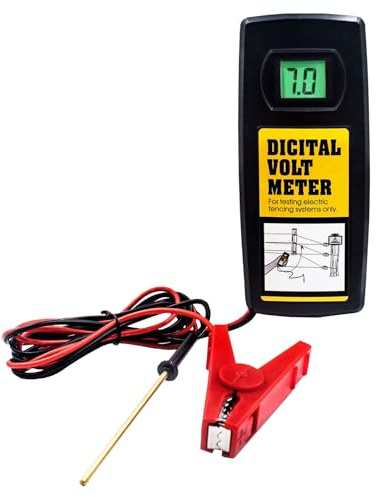 Zaunprüfer, Weidezaun Prüfgerät Farming Zaunprüfer Messbereich von 200-9900V kabelloser LED Weidezaunprüfer Elektrozaun Prüfgerät zum Aufspüren von Zaunleitungsfeh