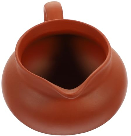 MOLUCKFU Ceramic Coffee Kettle Vintage Pouring Jug Lightweight Milk Dispenser for Restaurant and Home Sturdy Clean Ceramic Jug for Coffee Juice and Drinks