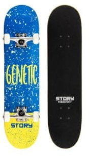 Story Original Skateboard Genetic | aus 7-lagigem Holz | Griffband mit hoher Traktion | 78 cm x 20 cm
