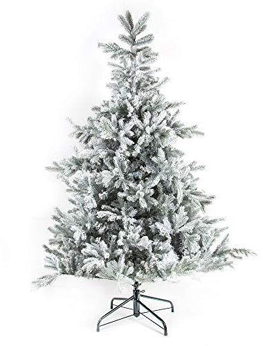 Kaemingk - Albero di Natale in abete Grandis, 1,8 m, in cloruro di polivinile, multicolore, 210 cm