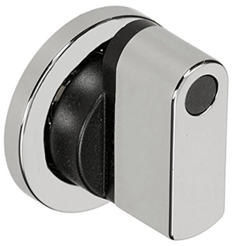 Spares2go Interruptor de control de temperatura para placa de horno de ocio (accionado por resorte, negro/plateado)