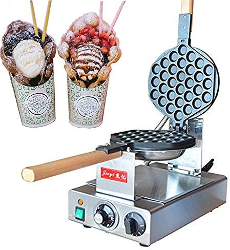 Hanchen Commercial Egg Waffle Maker Electric Non-Stick Eggettes Bubble Waffle Maker Hong Kong Eggettes Iron Maker FY-6Y (220V)