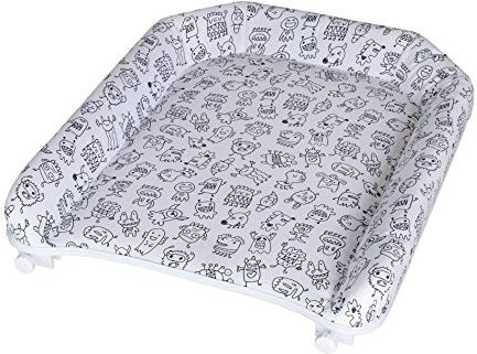 Geuther - Wickelplatte 4814 für jede Kinderbettbreite, zum auflegen, Monster