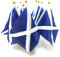 Mini Handheld Flags with Waving Sticks [Scotland]