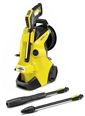 Kärcher Hochdruckreiniger K 4 Premium Power Control: Clevere App-Unterstützung - die passende Lösung für stärkere Verschmutzungen - inkl. Schlauchtrommel