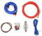 Kit de câble de caisson de basses de voiture, kit de jeu de fils en alliage de zinc haut-parleurs audio kit de câble d'amplificateur de puissance de câble audio de voiture pour la