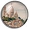 Crystal Fridge Magnets Paris France Travel Souvenir Funny Sticker for Gift Home Decoration Office Whiteboard