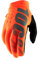 100% GUANTES Unisex-Erwachsene Brisker Gloves XL Handschuhe, Orange/Schwarz (Fluo Orange/Black (Mehrfarbig)
