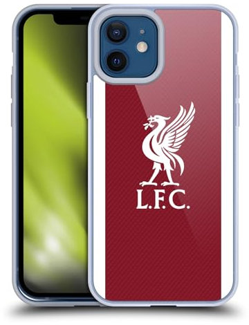 Head Case Designs Officially Licensed Liverpool Football Club Home Kit 2023/24 Soft Gel Case Compatible With Apple iPhone 12 / iPhone 12 Pro