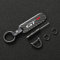 DaLizA Auto Schlüsselanhänger Carbon Karbonfaser, für Peugeot gtline gt GTI 508 5008 3008 208 2008 308 Key Fob Mode Anhänger Anti Verlust Schlüssel,GT-A