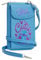 Disney Stitch Umhängetasche Mädchen, Handytasche zum Umhängen mit Kartenfächern & Schultergurt (Blau)