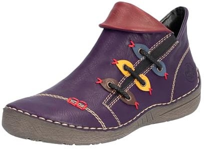 Rieker Femme 72581 Bottines, Rose, 39 EU