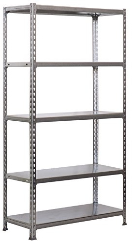 PROREGAL Schwerlastregal Big Metal Shark | HxBxT 200x100x30cm | Fachlast 180kg | Verzinkt | Regal Standregal Aufbewahrungsregal