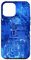 Carcasa para iPhone 13 Pro Max Patrón de placa de circuito de placa base de computadora azul