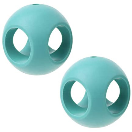 QmjdDymx 2Pcs Laundry Balls for Tumble Dryer, Magnetic Dryer Balls Reusable Washing Balls, Drum Washer Cleaning Balls, Anti Limescale Laundry Balls for Washing Machine