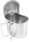 Harilla Camping Pot Open Fire Cookware Stainless Steel Utensils Portable Boiling Pot