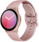 Oumida Armband für Samsung Galaxy Watch Active 2 40mm 44mm/Active 40mm 44mm Armband für Damen Herren, 20mm Silikon Armbänder (Roségold)