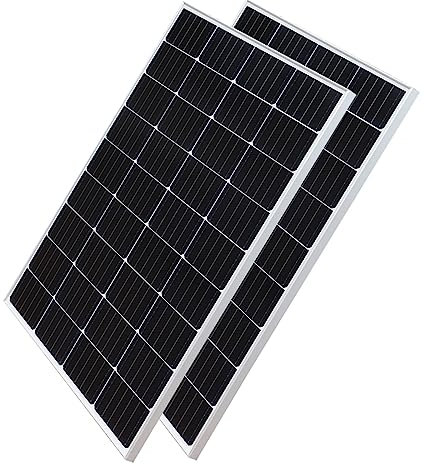 nmbhus Panneau Solaire Rigide en Verre 200W 300W 400W monocristallin(2 x 200W)