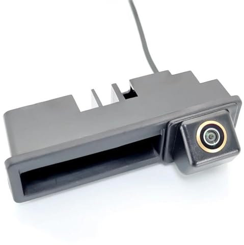 PIWINE Auto-LKW-Griff-Rückfahrkamera Goldenes Fischaugenobjektiv AHD 1080P Für A&UDI A6 C6 4F S6 RS6 Q7 4L 2005~2015(Black d)