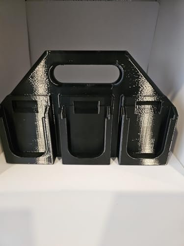 6 Battery Caddy Holder Carrier Compatible with Makita Batteries