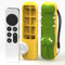 Sikai Silicone Case Fit Designed for Apple TV 4K 2021, Siri Remote 2nd Gen 2022 and AirTag, Crocodile Shape Non-Slip Shockproof Protective Cover (Green)