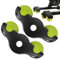 ETUCYNG Rocker Plate Feet, Noise Reduction Rocker Feet Adapter, Tennisballfüße Für WahooKickr Core Rollentrainer, Zubehör Für Kickr Core Rollentrainer, Cycling Snap Rocker Feet Adapters