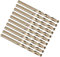 PATIKIL 4.5mm Drill Bit, Jobber Straight Shank M35 Cobalt 5% High-Speed Steel 135° Gold Finish for Stainless Steel Hard Metal - 10 Pack