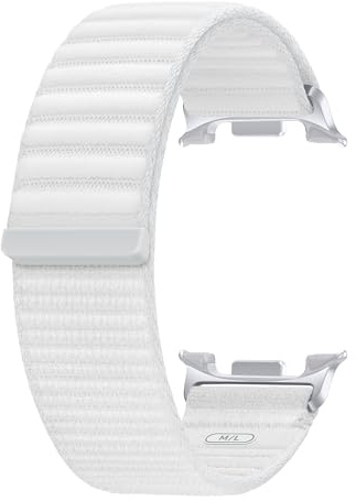 Samsung Galaxy Official Fabric Band (S-M) for Watch8 and Watch8 Classic in White