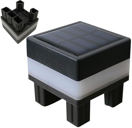 Ahuuen Luci A Per Esterni | Luci Per Esterno Impermeabili Con Pannello Solare - Decorazione Per Recinzione Giardino Terrazza Ringhiera Balcone