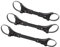 Lot de 3 adaptateurs pour poussettes - Facile à attacher et à détacher - Accessoires pour poussettes