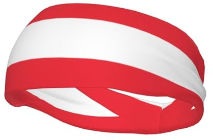 Sportschweißband mit brasilianischer Flagge, Unisex-Stirnbänder für Damen und Herren, dehnbar, atmungsaktiv und feuchtigkeitsableitend