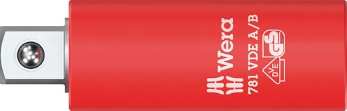 Wera 05024690001 781 A/B VDE-Verbindungsteil, isoliert, 1/4, 781 A/B VDE x 3/8 x 56 mm x 1/4