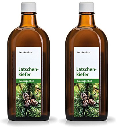 Sanct Bernhard Latschenkiefer Massage-Fluid, Inhalt 2 x 250 ml