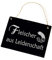 Fleischer Schiefertafel Schild aus Schiefer Spruch - Fleischer aus Leidenschaft - Gravur Türschild 22x16cm | Dekolando