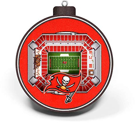 YouTheFan NFL Tampa Bay Buccaneers 3D StadionView Ornament – Raymond James Stadium