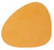 Lind DNA Glasuntersetzer Curve aus Leder Hippo in der Farbe Burned Curry, Größe: 11x13 cm, 989987