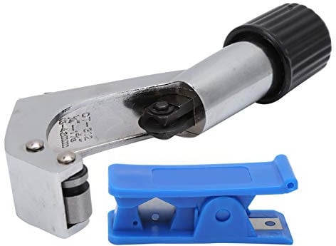 Alomejor Coupe-Fourche Avant vélo en Alliage d'aluminium vélo tête Avant Fourche Tube Guidon Coupe vélo en Caoutchouc Tube d'huile Outil de Coupe de Tuyau