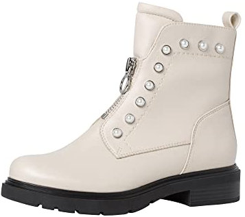 Marco Tozzi Damen 2-2-25332-29 Boot, Cream, 39 EU