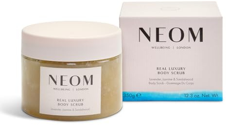 NEOM - Echtes Luxus-Körperpeeling | Luxus-Körperpeeling | Lavendel & Sandelholz | Duft zum Stressabbau